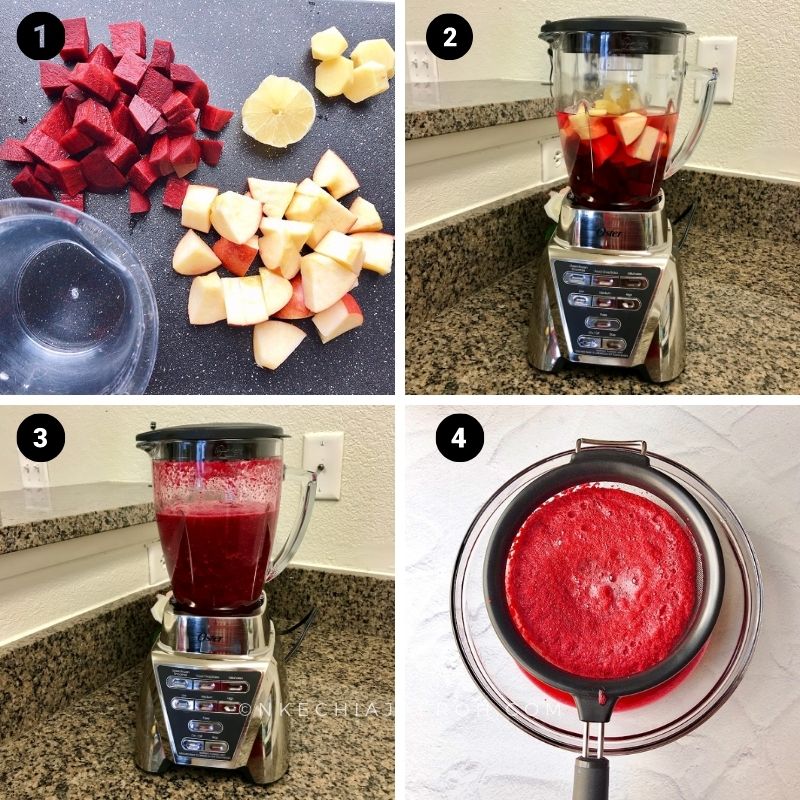 How to Make Beet Juice in a Blender